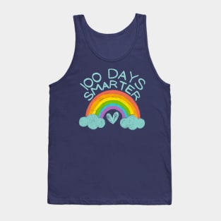 100 Days Smarter Cute Rainbow Tank Top